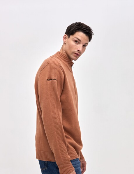 Buzo punto Folie Marrón