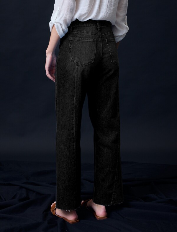 Jean Wide Leg NEGRO