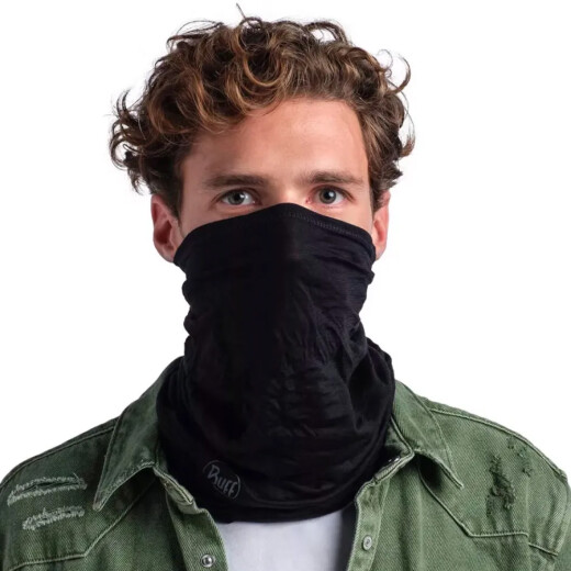 Bufanda Buff Merino Lightweight Solid Black Bufanda Buff Merino Lightweight Solid Black