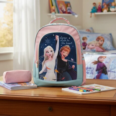 Mochila Disney Escolar en Jacquard 40 cm Frozen Mochila Disney Escolar en Jacquard 40 cm Frozen