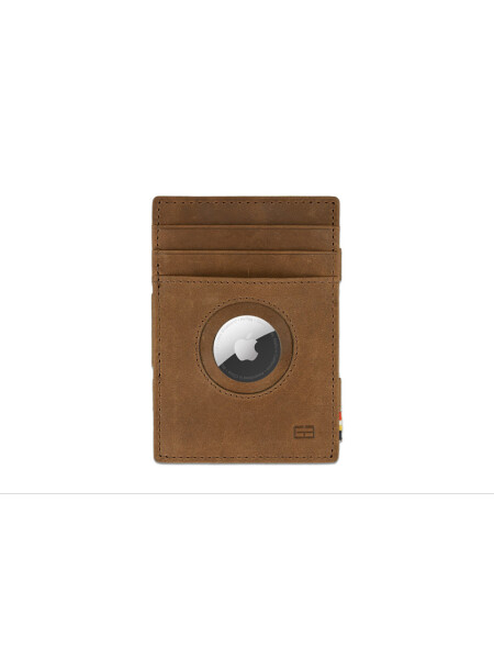 ESSENZIALE MAGIC AIRTAG WALLET BRUSHED BROWN