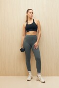CALZA ASANA Verde Grisáceo