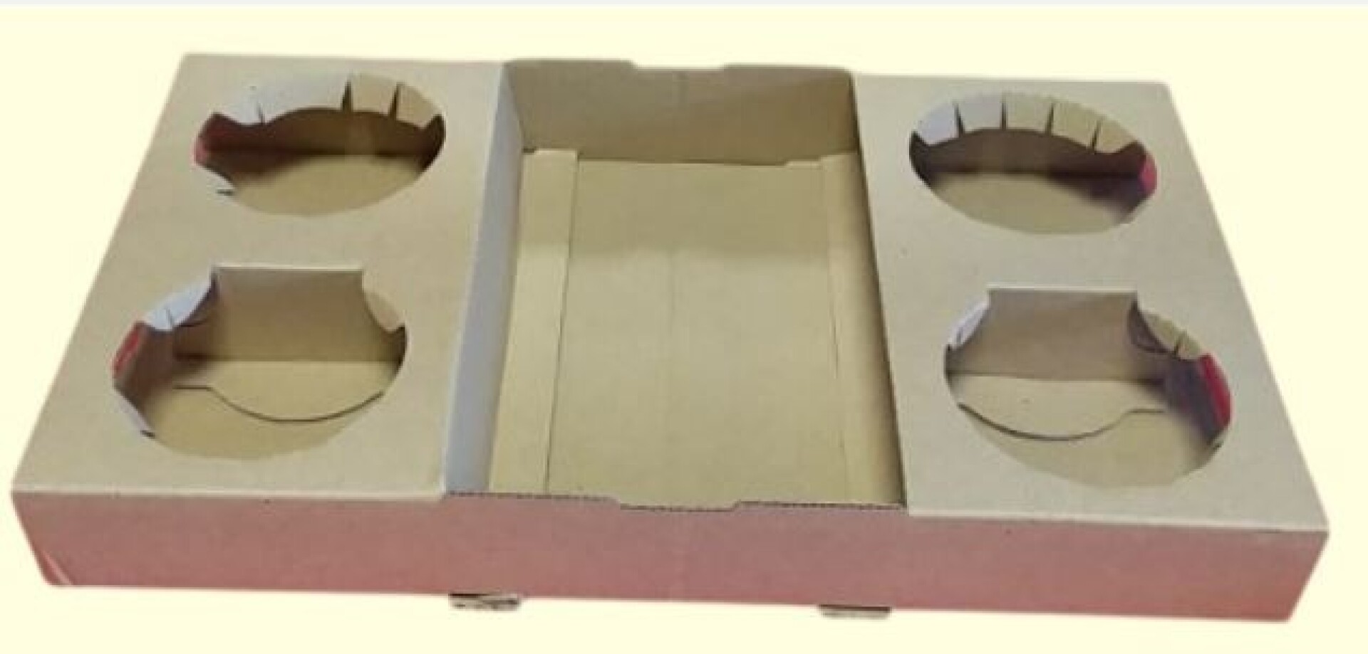 BANDEJA PORTA 4 VASOS 29X17X4CM CX100 