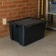 Caja organizadora 80lts con 6 trabas NEGRO