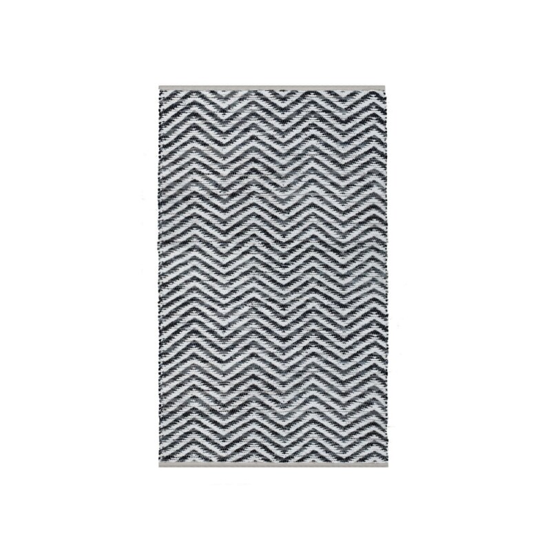 ALFOMBRA ZIGZAG 152.5x244CM BLANCO/NEGRO ALFOMBRA ZIGZAG 152.5x244CM BLANCO/NEGRO