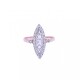 Anillo oro 18k antiguo marquiz con diamantes. Anillo oro 18k antiguo marquiz con diamantes.