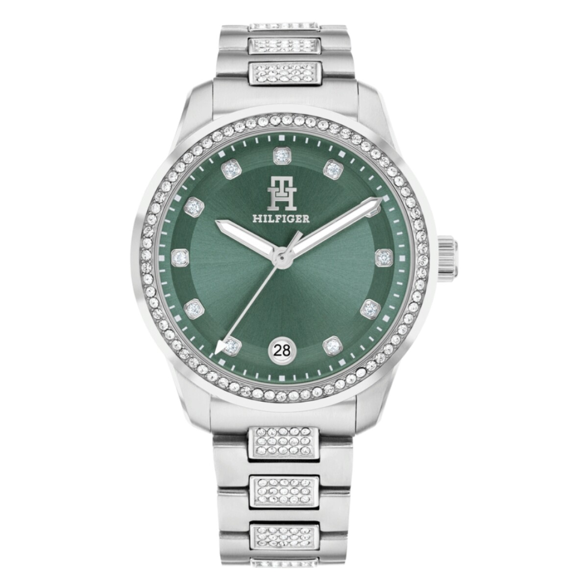 Reloj Tommy Hilfiger 1782759 para mujer con correa de acero - Verde 