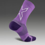 Vectr Light Cushion Crew Socks - Unisex Thistle/white