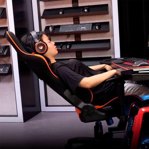 Silla Gamer Meetion Chr25 Negro/naranja SILLA GAMER MEETION CHR25 NEGRO/NARANJA