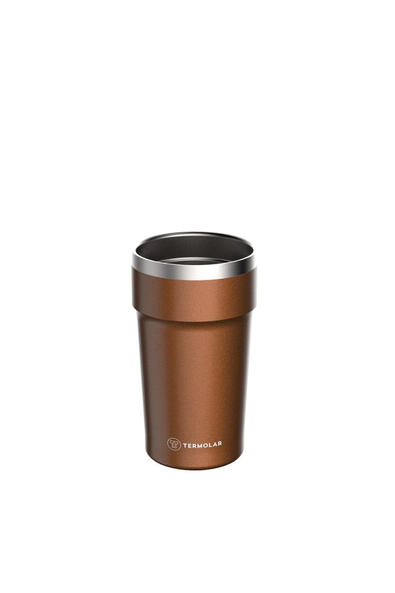 VASO TERMOLAR SIN TAPA 500ML BRONCE