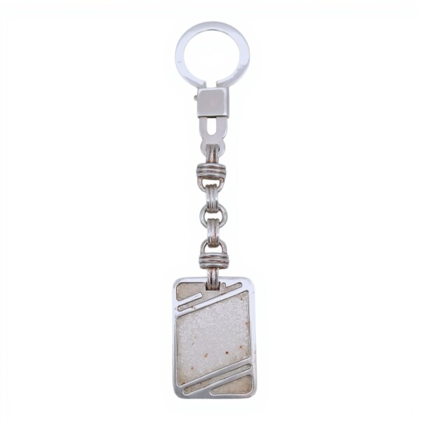 LLAVERO LISO PARA GRABAR - PLATA plateadouniforme