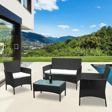 Juego de jardin Aruba Negro Juego de jardin Aruba Negro