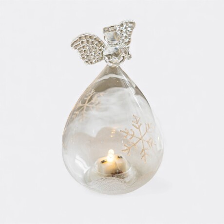 Veladora Ángel Navideño De Cristal Modelo A