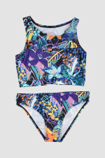Bikini surf girl tricolor 6-16a Neon flowers