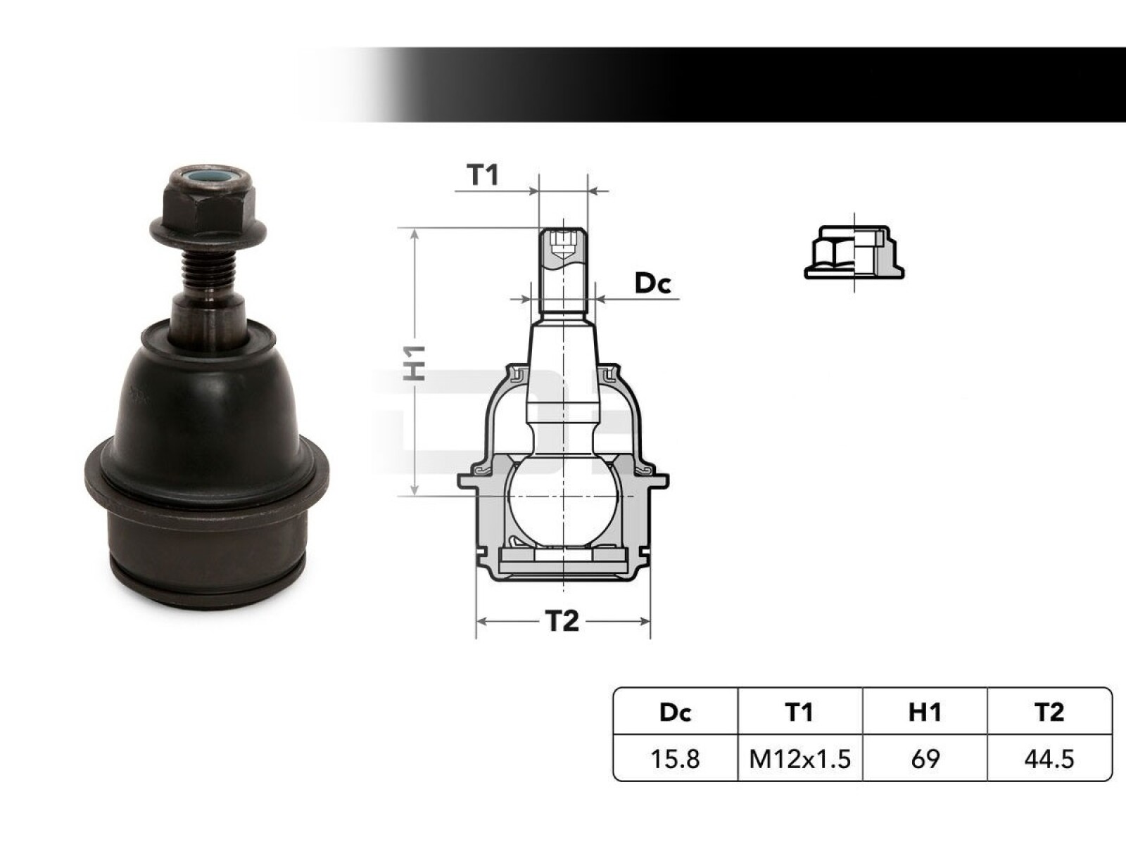 Rotula Dodge Journey 08-25 Der/Izq 