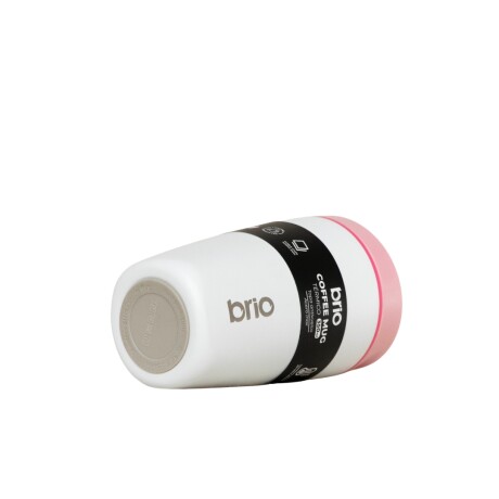 Vaso Térmico brio Café Jarra Mug 350ml Acero Inoxidable Blanco