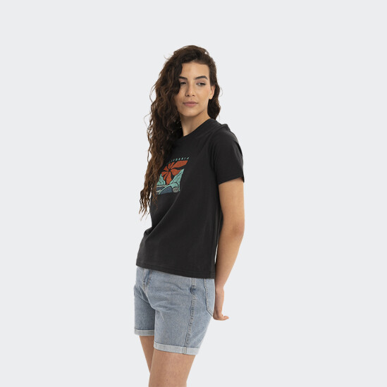 Remera Reef Regular Fit Negro