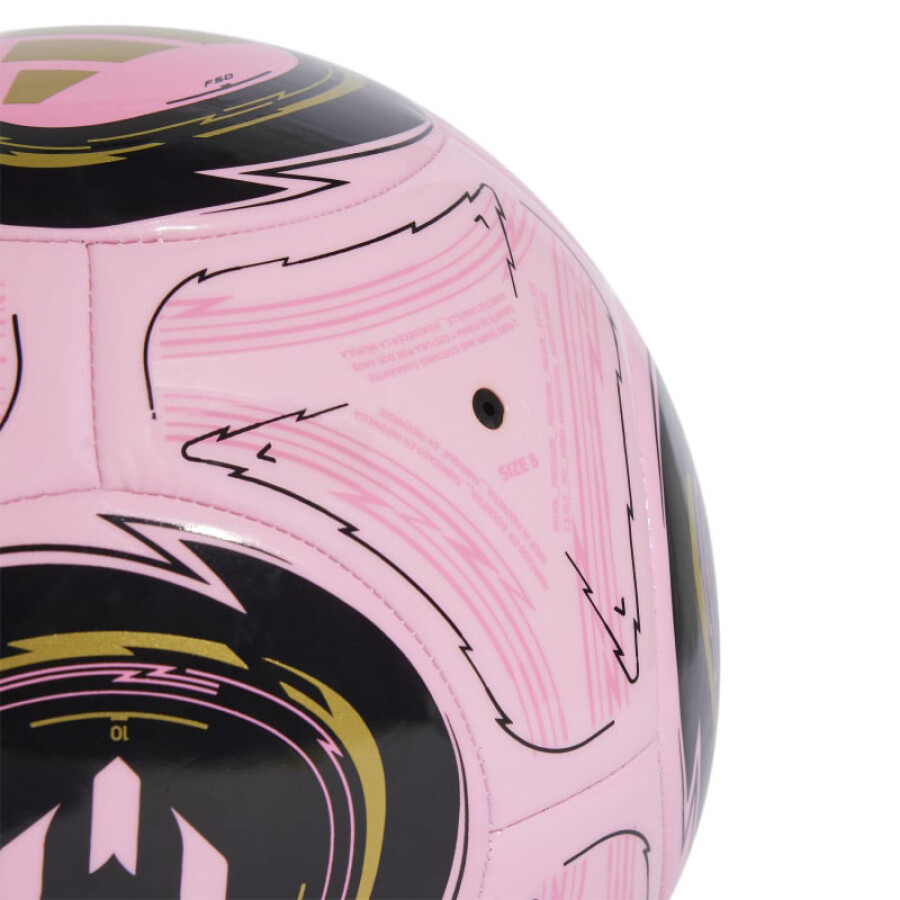Pelota Adidas Messi Club Rosa - Negro