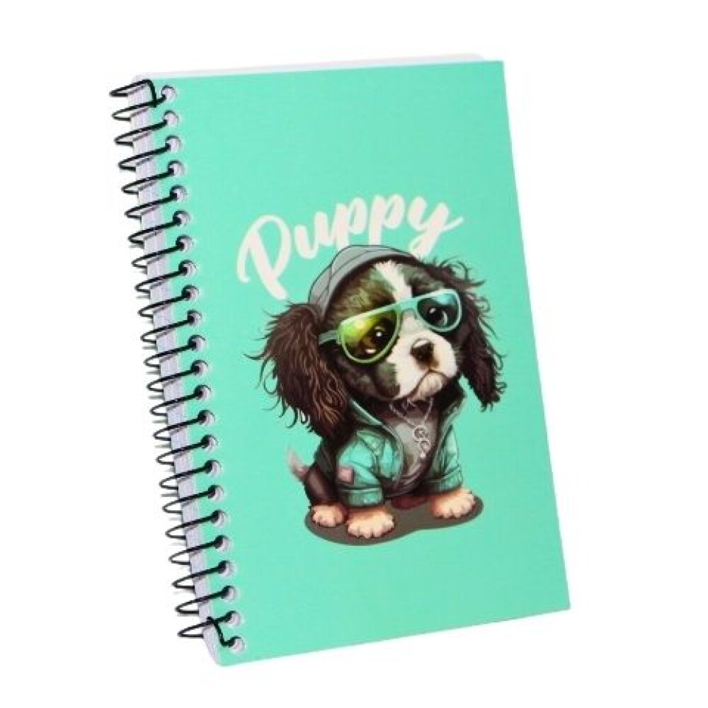 LIBRETA AUGURI ESPIRAL 96 HOJAS TAPA PUPPY