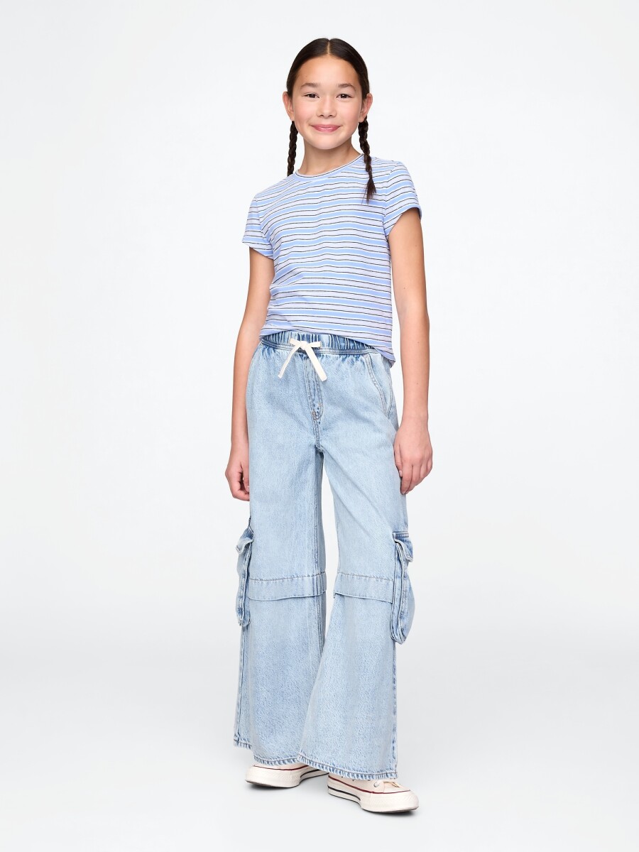 Jean Baggy Niña - Light Wash 