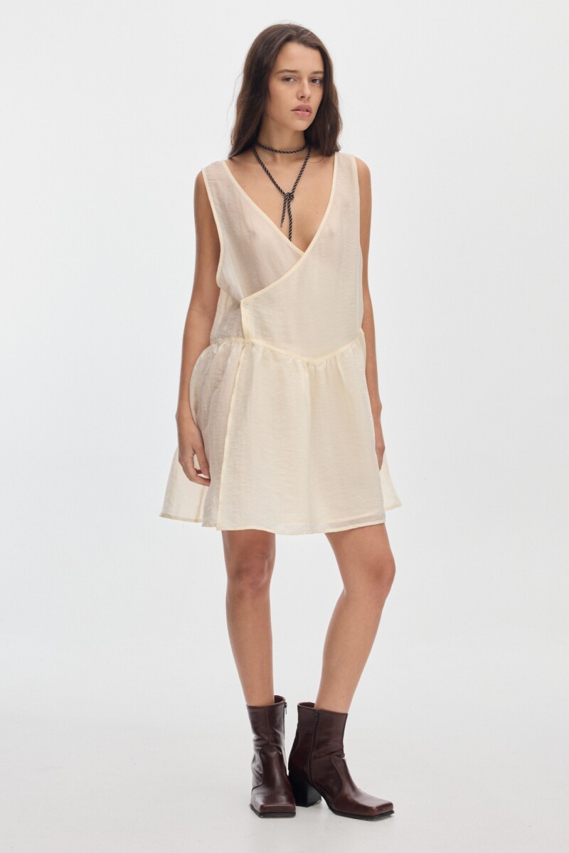 Vestido Adams Silky Cream