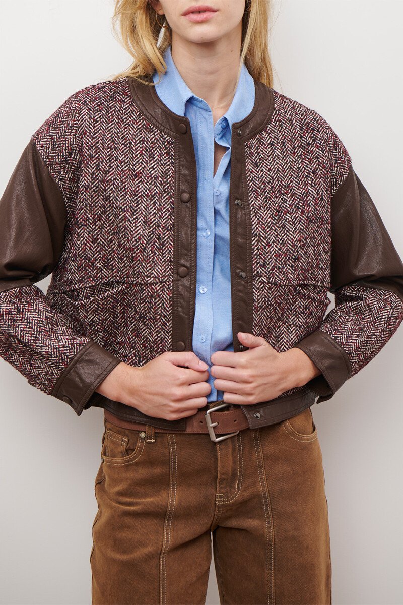 CHAQUETA MIST BURDEOS