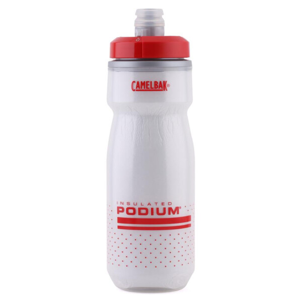 Caramañola Camelback Podium Chill 600ml. Doble Insulación Transparente/Rojo