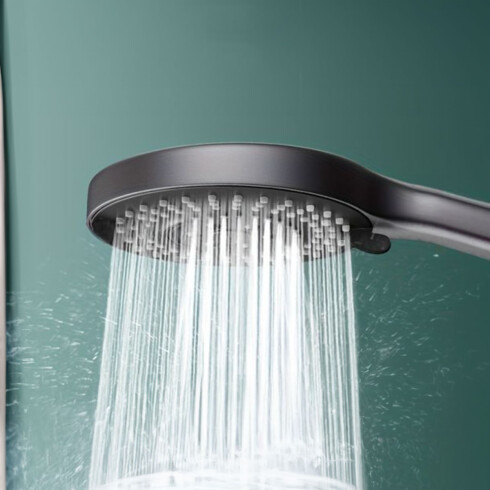 Griferia Ducha Ext Con Barra Incl Telefono Y Flexible Color Gun Metal GRAFITO-GUNMETAL