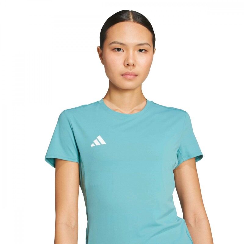 Remera Adizero Essentials Running de Mujer Celeste