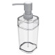 Dispensador jabón 290 ml plástico Splash TRANSPARENTE