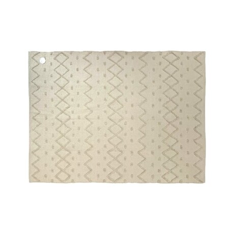 ALFOMBRA NATURAL 122X178CM PUNTOS ZIGZAG ALFOMBRA NATURAL 122X178CM PUNTOS ZIGZAG