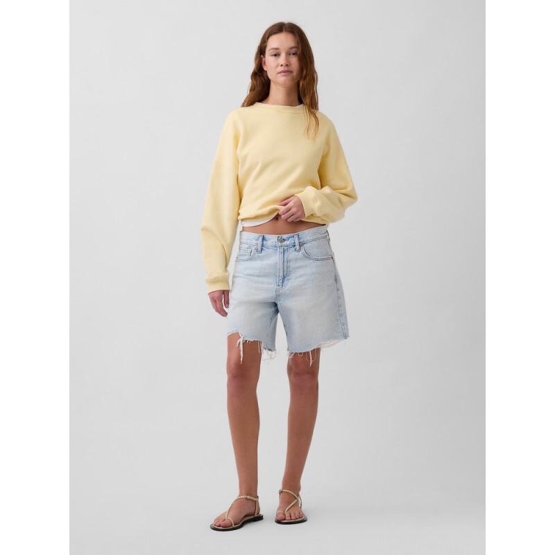 LOOSE BERMUDA SHORT LT SUNWASH LIGHT WASH