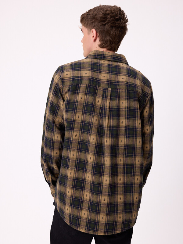 CAMISA NEVILLE RUSTY Petroleo