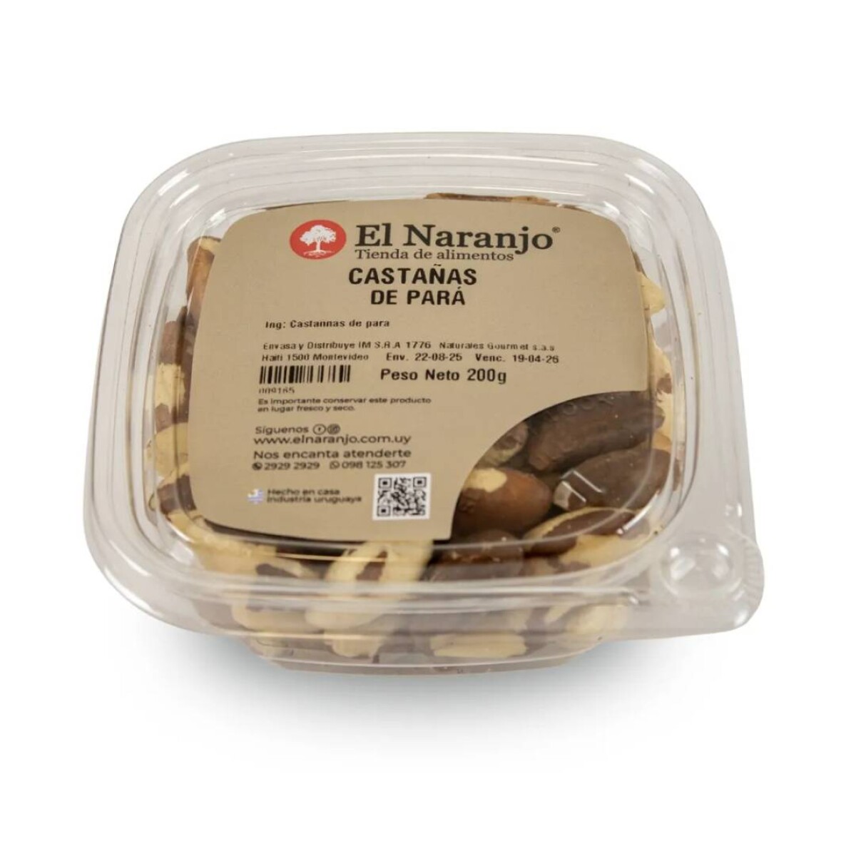 Castañas de Pará El Naranjo - 200 Grs 