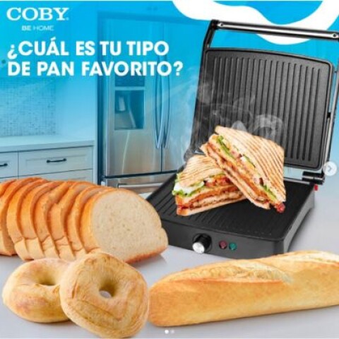 Sandwichera COBY Grill Antiadherente CY3399-2203 Sandwichera Coby Grill Antiadherente Cy3399-2203