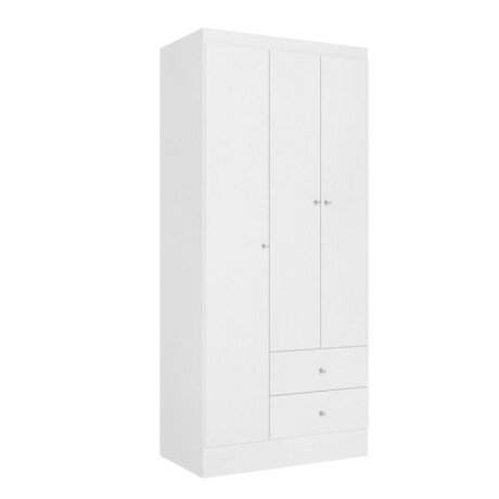 ROPERO 3 PUERTAS 2 CAJONES ASTRO - BLANCO ROPERO 3 PUERTAS 2 CAJONES ASTRO - BLANCO