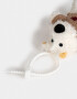 Llavero Peluche Llavero Y Charm De Perrito Con Sweater - Blanco Crema