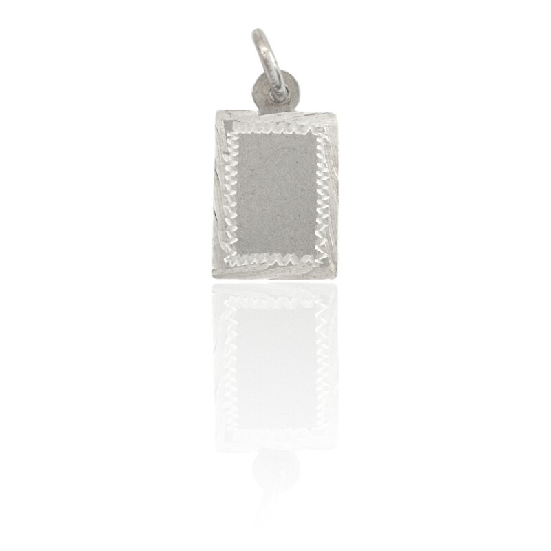 Dije Medalla Chapa-Plata 925-Sin Piedra-CP4340 sinpiedra