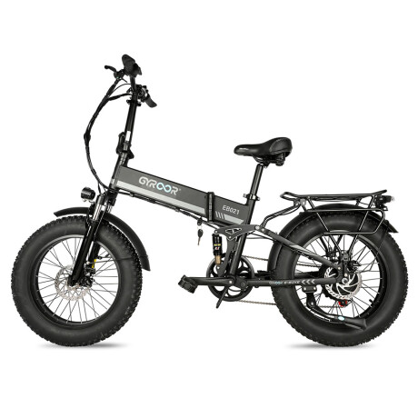 Bicicleta Eléctrica Gyroor EB021 R20 en Aluminio y Plegable Negro