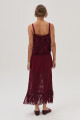 Falda Cairo Bordo