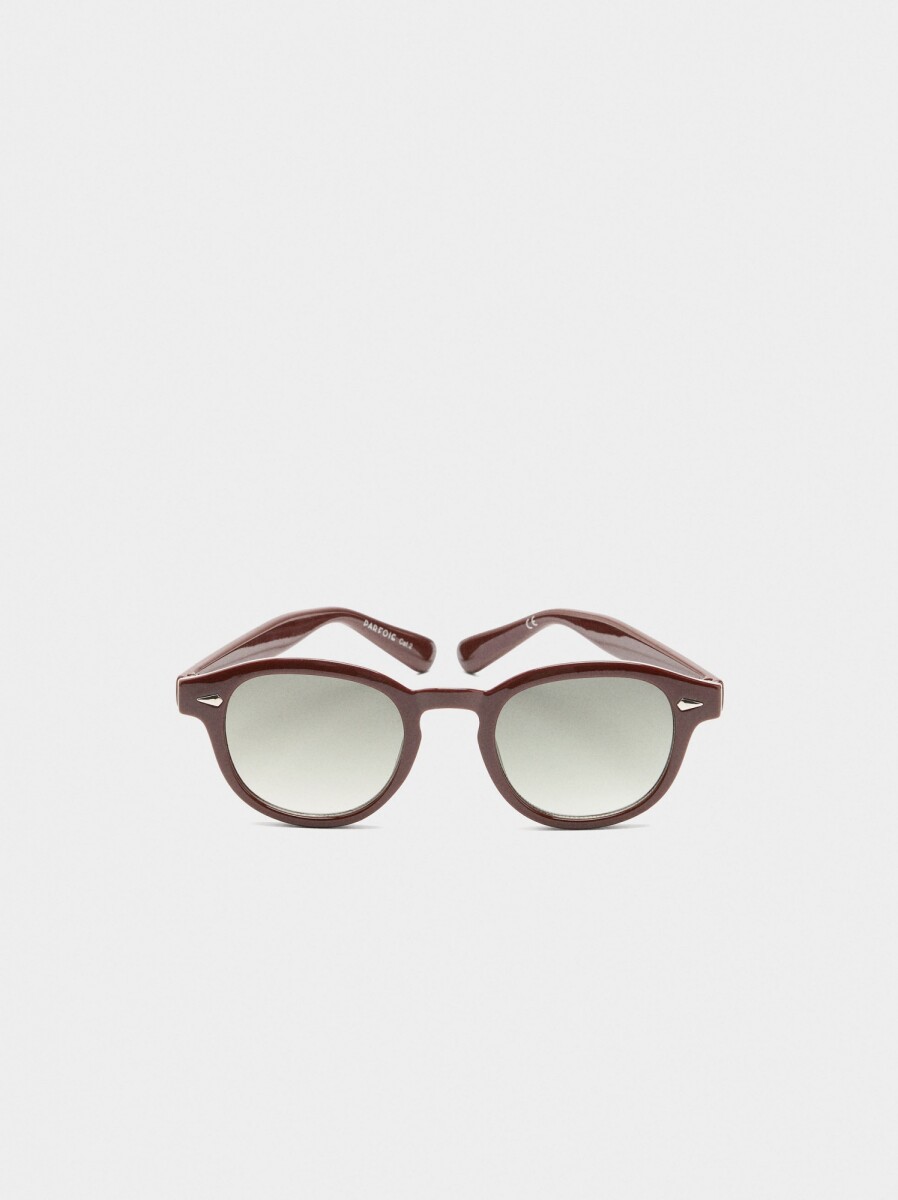 Gafas De Sol Redondas - marron 