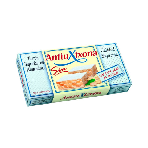 Turrón Imperial de Almendras Sin Azúcar AntiuXixona 150g Antiu Turron Alemdras 150g S/a
