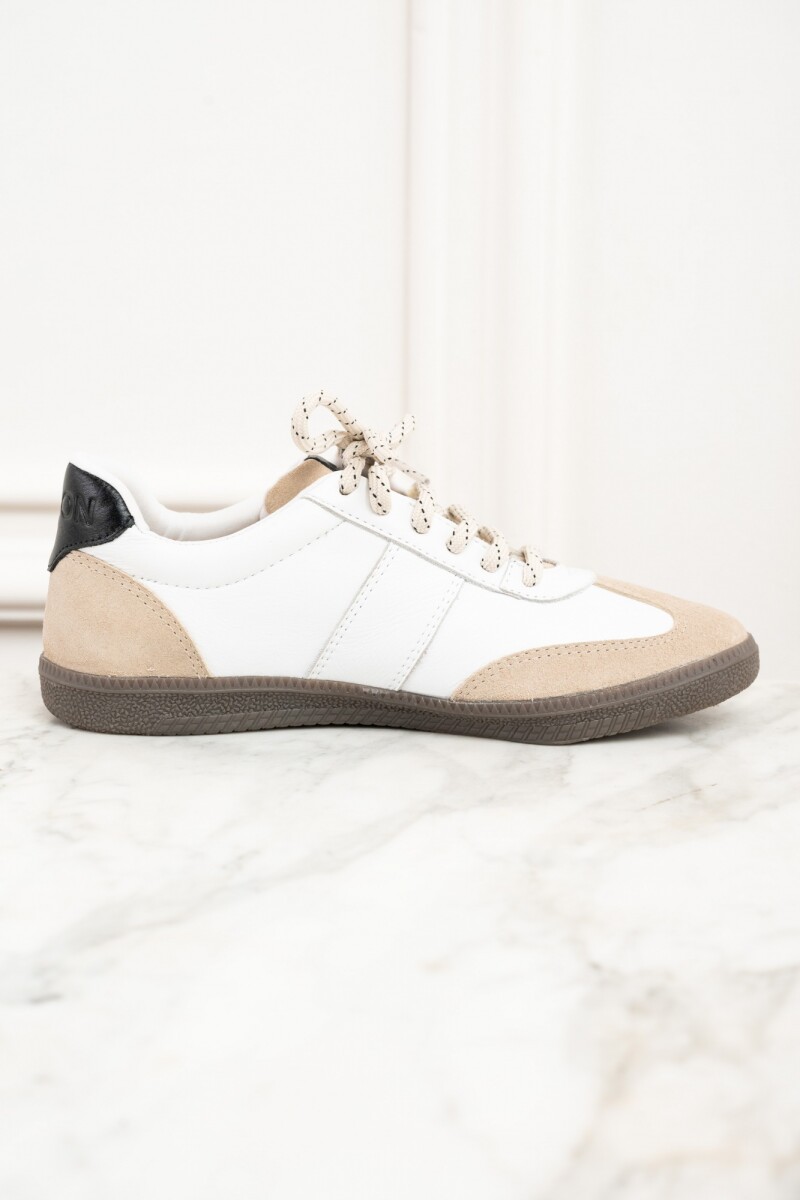 Zapatilla Combinada - Nácar 