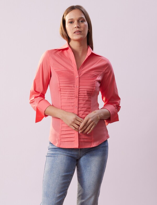 Camisa Tablitas CORAL