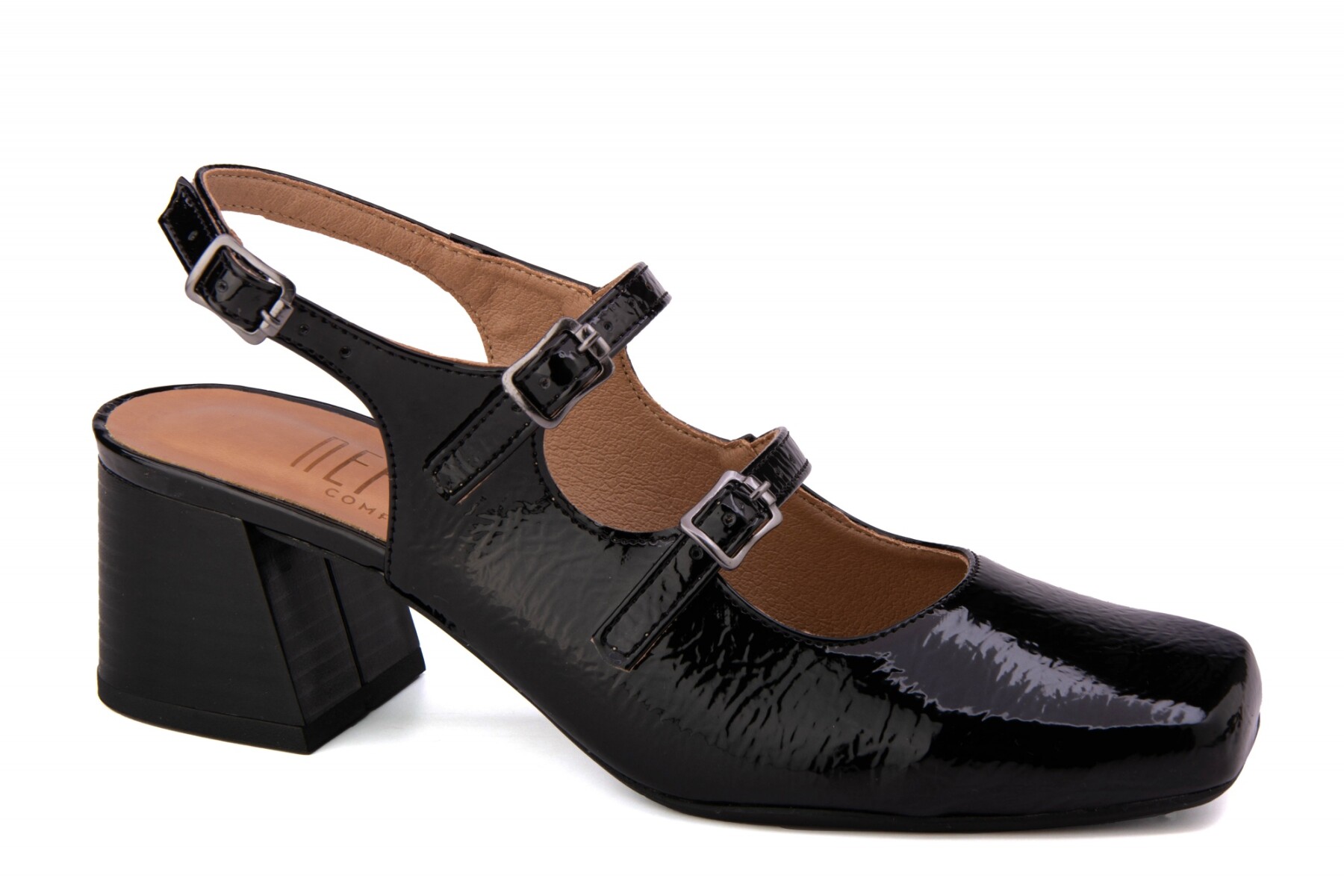 ZAPATO CELINA CINTA 46005 - show-preto 