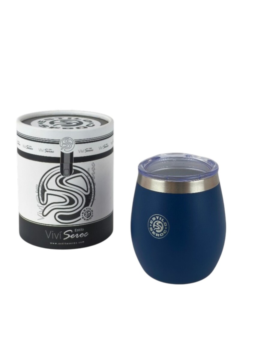 mate de acero - Azul 
