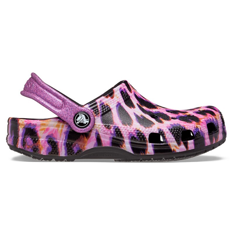 Crocs Classic Animal Print Rosa