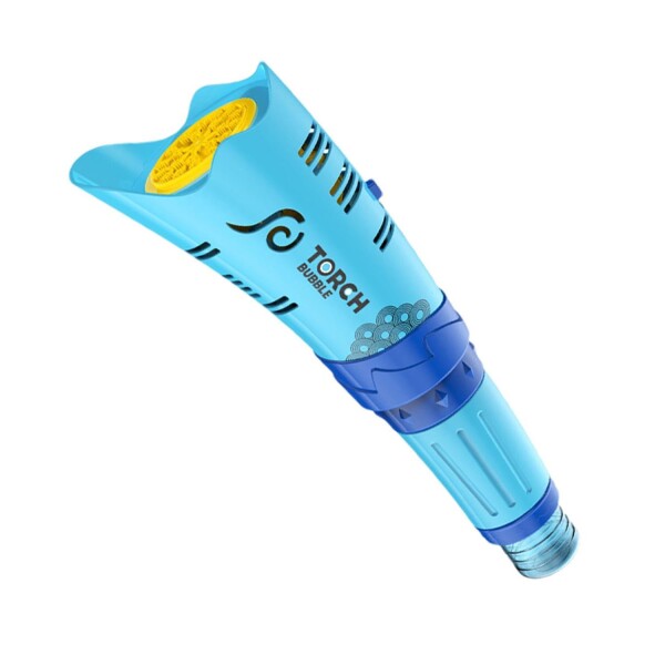Antorcha Burbujero Infantil Niños Tiktok Electrico Recargabl Variante Color Azul