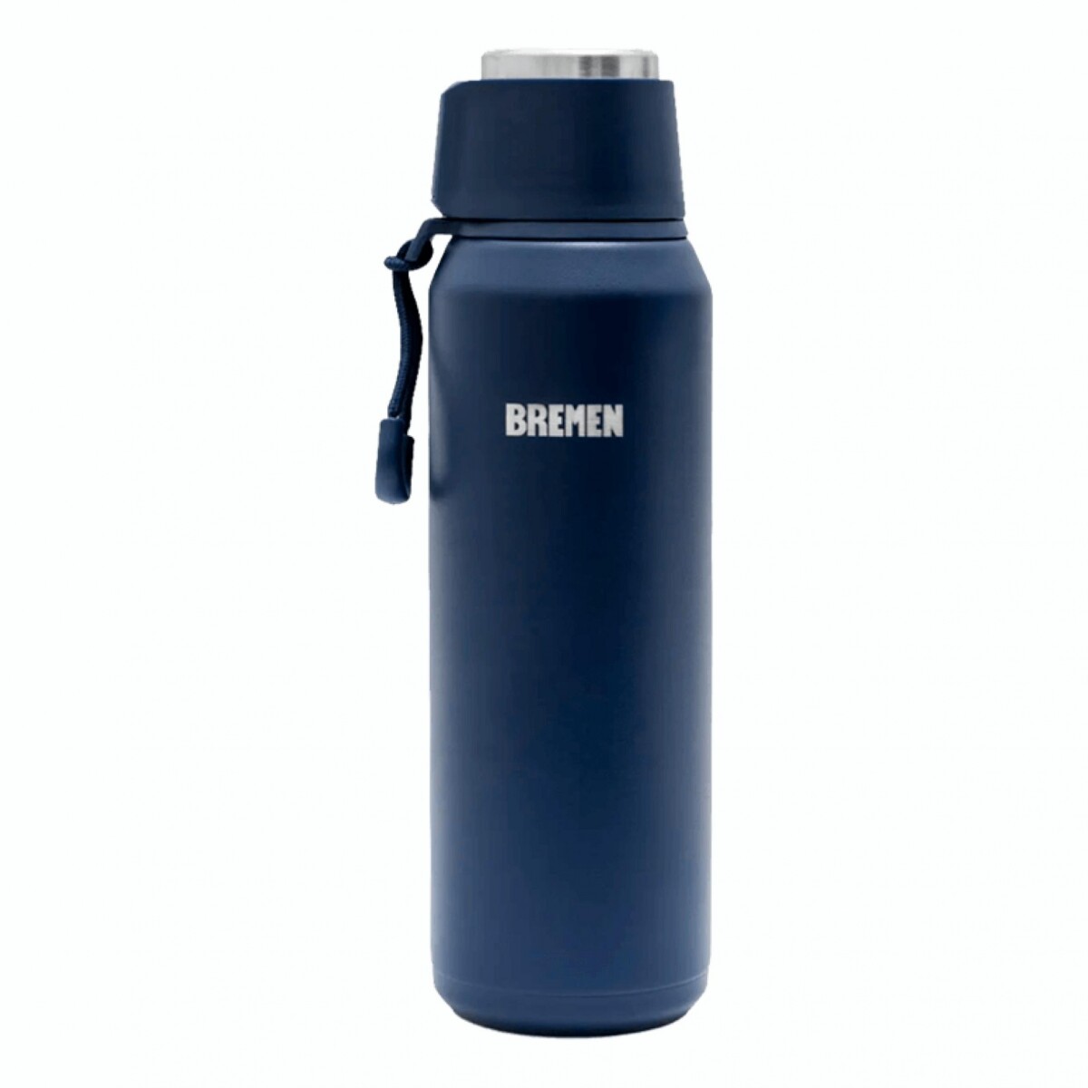 Termo BREMEN Capacidad 600ML Tapa Magnetica Acero Inoxidable Pico Cebador - Blue 