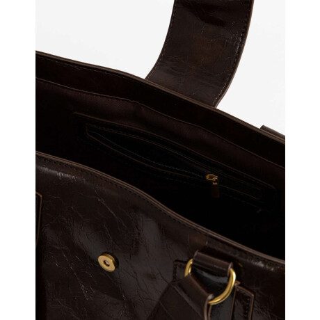 Cartera Baguette Marron Chocolate